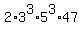 2%2A3%5E3%2A5%5E3%2A47