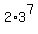 2*3^7