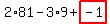 2%2A81-3%2A9%2Bhighlight_red%28+-1+%29