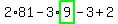 2%2A81-3%2Ahighlight_green%28+9+%29-3%2B2