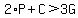 2*P+C>3G