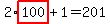 2%2Ahighlight%28100%29%2B1=201