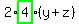2%2Ahighlight_green%28+4+%29%2A%28y%2Bz%29