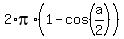 2*pi*(1-cos(a/2))