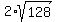 2%2Asqrt%28128%29