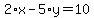 2%2Ax-5%2Ay=10