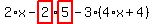 2%2Ax-highlight_red%28+2+%29%2Ahighlight_red%28+5+%29-3%2A%284%2Ax%2B4%29