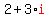2%2B3%2Ared%28i%29