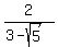 2%2F%283-sqrt%285%29%29