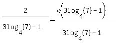 2%2F%283log%284%2C+%287%29%29+-+1%29+=+%28x%283log%284%2C+%287%29%29+-+1%29%29%2F%283log%284%2C+%287%29%29+-+1%29