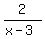 2%2F%28x-3%29