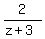 2%2F%28z%2B3%29