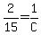 2%2F15+=+1%2FC