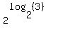 2%5E%28log%282%2C%283%29%29%29