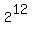 2%5E12