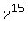 2%5E15