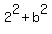 2%5E2%2Bb%5E2%29