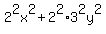 2%5E2x%5E2%2B2%5E2%2A3%5E2y%5E2