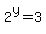 2%5Ey=3