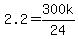 2.2+=+300k%2F24