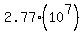 2.77%2810%5E7%29
