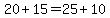 20+%2B+15+=+25+%2B+10