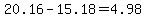 20.16+-15.18+=+4.98