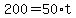 200+=+50+%2A+t