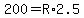 200+=+R+%2A+2.5
