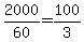 \"2000%2F60=100%2F3\"