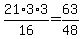 21%2A3%2F16%2A3=63%2F48