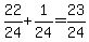 22%2F24+%2B+1%2F24+=+23%2F24