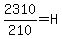 2310%2F210=H
