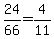 24%2F66=4%2F11