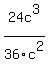 24c^3/36c^2