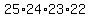 25%2A24%2A23%2A22