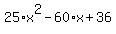 25%2Ax%5E2-60%2Ax%2B36