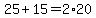 25+%2B+15+=+2%2A20