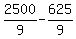 2500%2F9+-+625%2F9