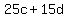 25c%2B15d