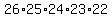 26*25*24*23*22