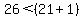 26%3C%2821+%2B+1%29