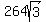 264sqrt(3)