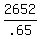 2652/.65
