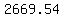 2669.54 ~=P