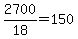2700%2F18=150