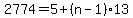 2774=5%2B%28n-1%2913