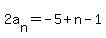 2a%5Bn%5D=-5%2Bn-1