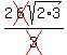 2cross(6)sqrt(2*3)/cross(3)