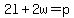 2l%2B2w=p